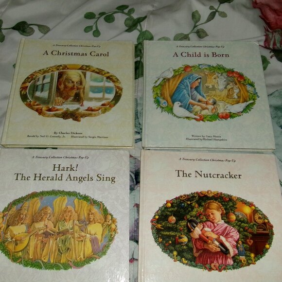 Christmas Other - 4 Vintage Christmas Popup Collection Books